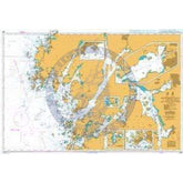 British Admiralty Nautical Chart 869: Sweden - West Coast, Hunnebostrand to Uddevalla and Gullholmen